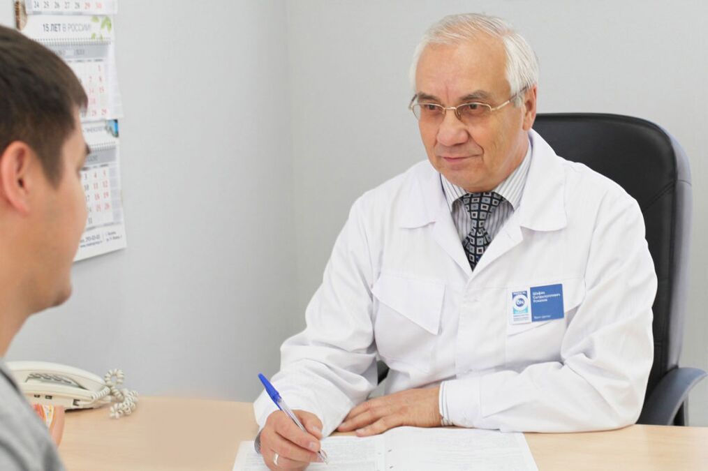 See a doctor about prostatitis